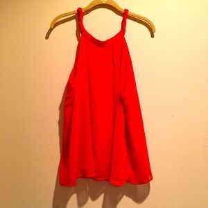 ANA sleeveless blouse with braided straps